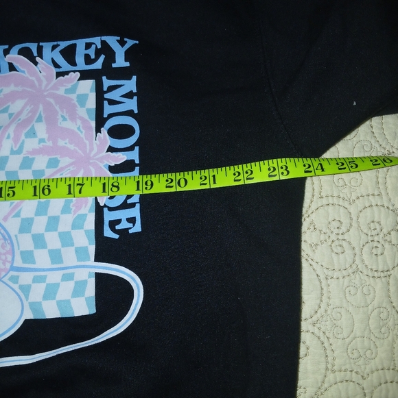 Mickey Mouse Black Hoodie Size L - Picture 6 of 7